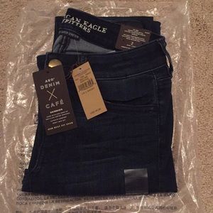 Brand new American Eagle dark jeans 2 short